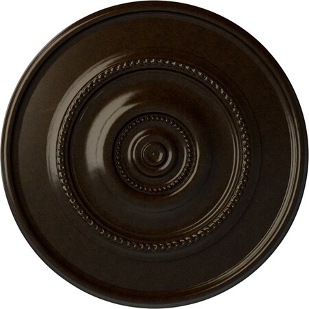 Dylar Ceiling Medallion (Fits Canopies Up To 6 1/4), Hand-Painted Bronze, 30OD X 2 1/4P